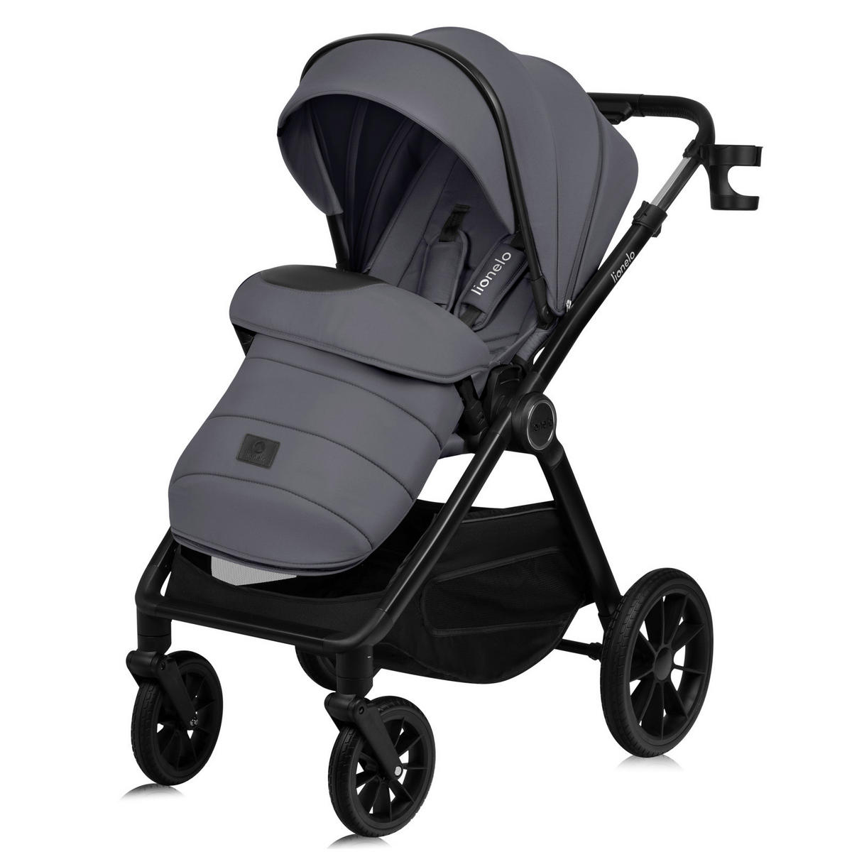 KINDERWAGENSET LO-Layla 3in1  - Grau, Basics (94/62/115cm) - Lionelo