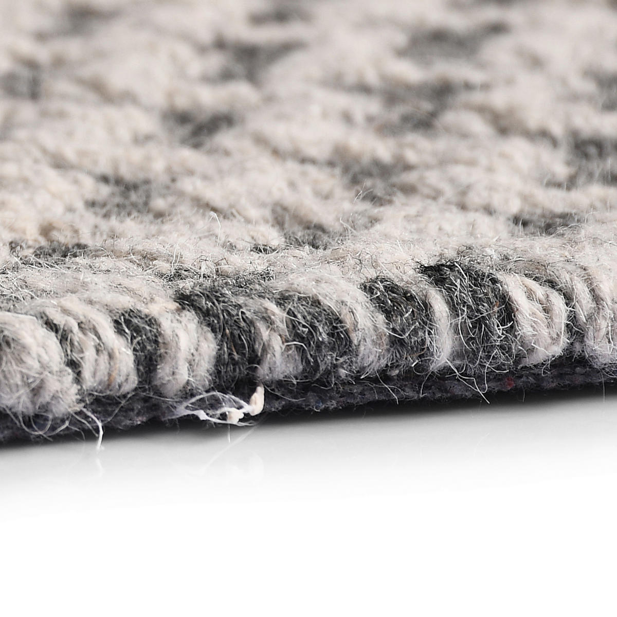 WOLLTEPPICH 160/230 cm Schwarz  - Schwarz, Basics, Textil (160/230cm)