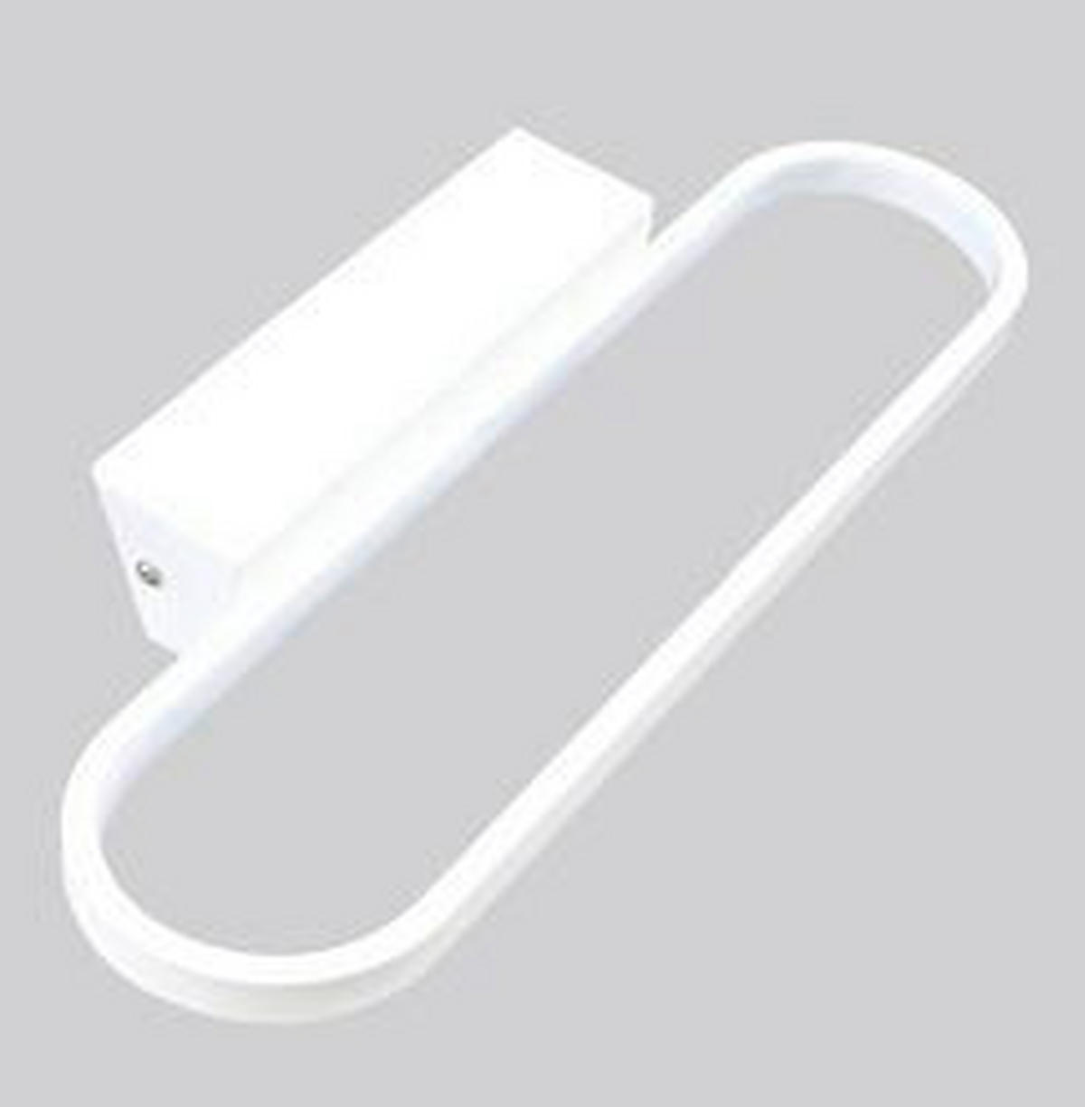 LED VÄGGLAMPA Cover 13.50/40/10 cm   - vit, Design, metall (13.50/40/10cm)