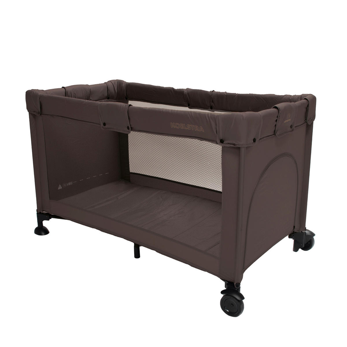 REISEBETT Travelsleeper T5 Braun  - Braun, Basics, Kunststoff/Textil (126/65/75cm) - Koelstra