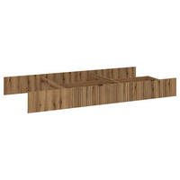BETTKASTEN 200,6/24/95,4 cm Eichefarben  - Eichefarben, MODERN, Holzwerkstoff/Kunststoff (200,6/24/95,4cm) - MID.YOU