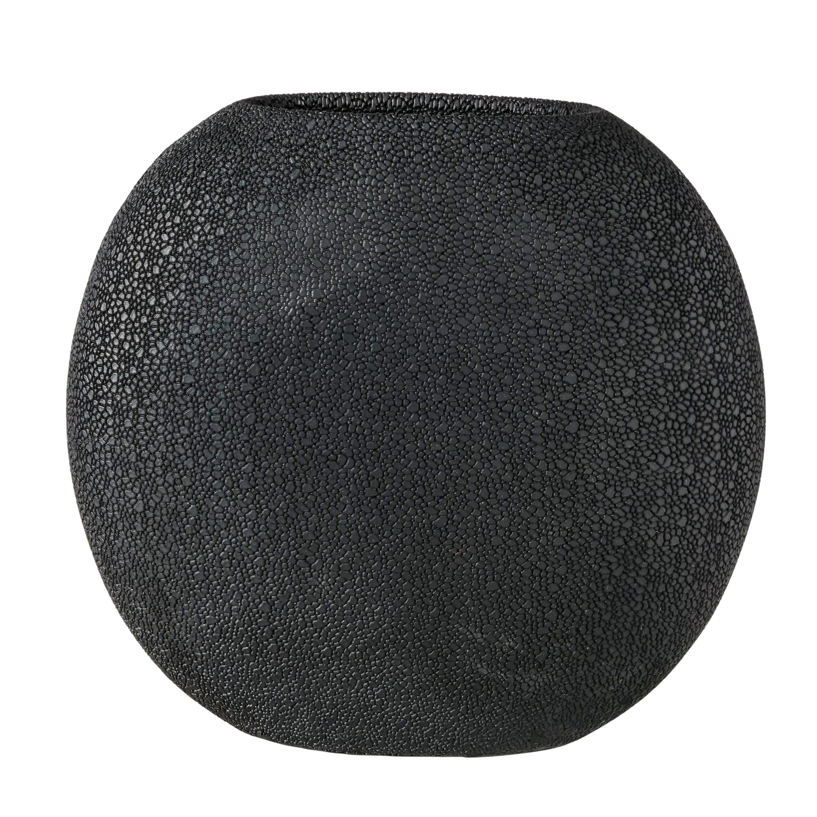 VÁZA, plast, 27 cm - černá, Basics, plast (29/8/27cm)