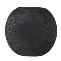 VÁZA, plast, 27 cm - černá, Basics, plast (29/8/27cm)