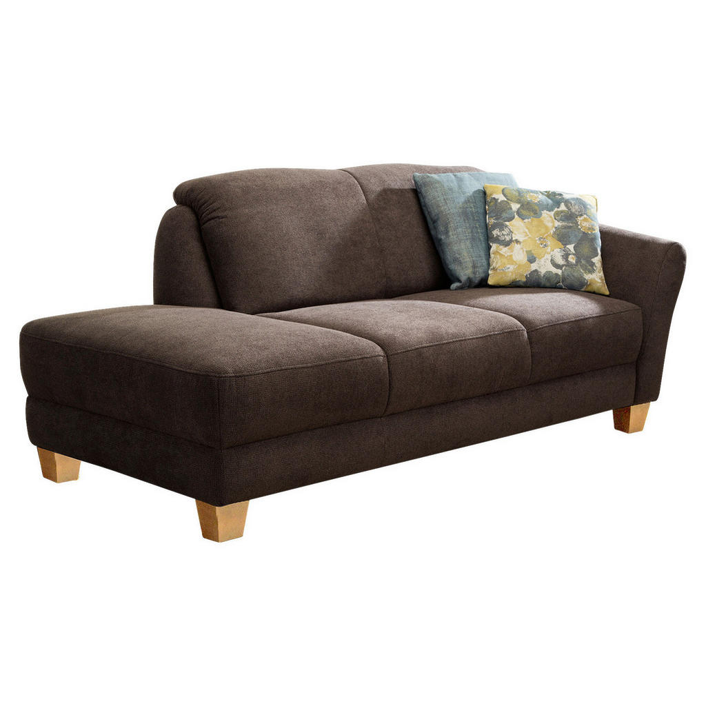 Thumbnail - Sit & More Récamiere, Dunkelbraun, Textil, Buche, 194x84x91 cm, Goldenes M, DGM-Klimapakt, Oeko-Tex® Standard 100, Made ...
