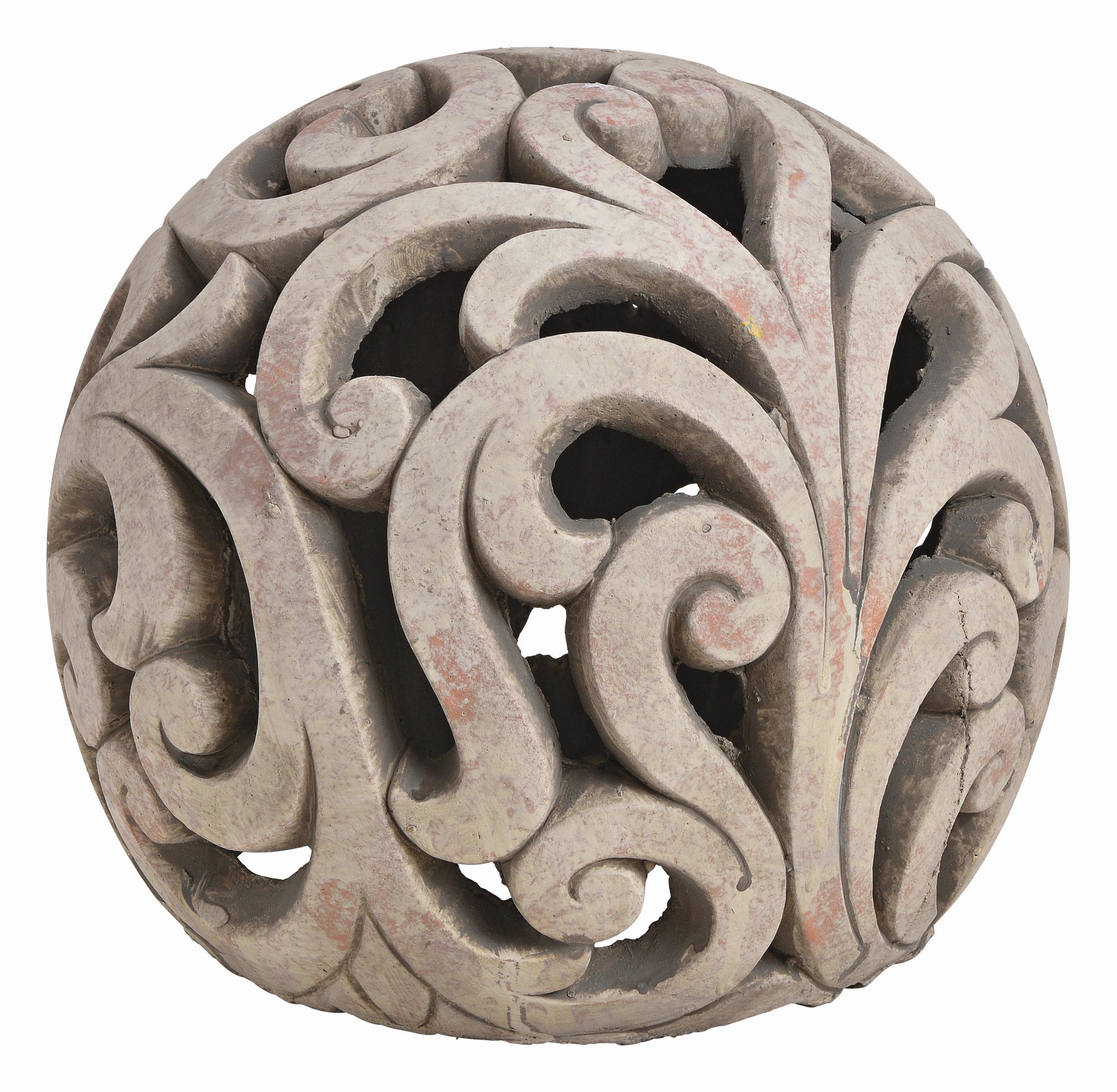 DEKOKUGEL - Braun, Basics, Keramik (22,0/22,0/19,0cm) - X-Mas