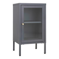GARDEROBENSCHRANK DALBY  in 38/70/35 cm  - Transparent/Messingfarben, Design, Glas/Metall (38/70/35cm) - MID.YOU