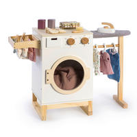 KINDERWASCHMASCHINE RUMEX  - Naturfarben/Weiß, Basics, Holz/Holzwerkstoff (85/35/55cm) - MUSTERKIND