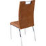 STUHL Mikrofaser Hellbraun - Hellbraun/Weiß, Design, Textil/Metall (43/101/63cm) - Carryhome