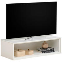 TV-ELEMENT 90,9/26/40 cm Weiß  90,9/26/40 cm  - Weiß, Design, Holzwerkstoff (90,9/26/40cm) - home24