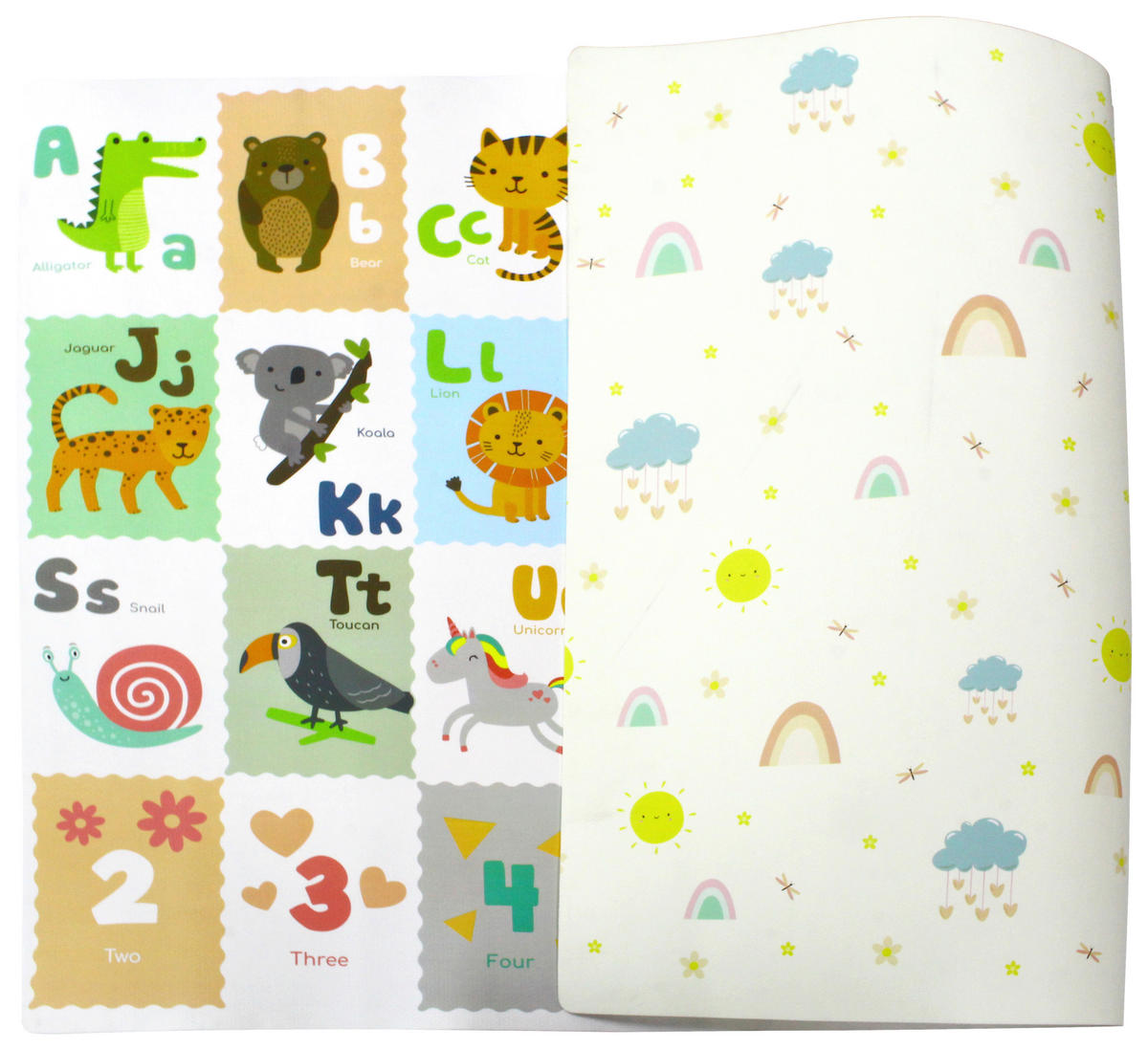 SPIELTEPPICH 200/120 cm  - Multicolor, Basics, Kunststoff (200/120cm) - My Baby Lou