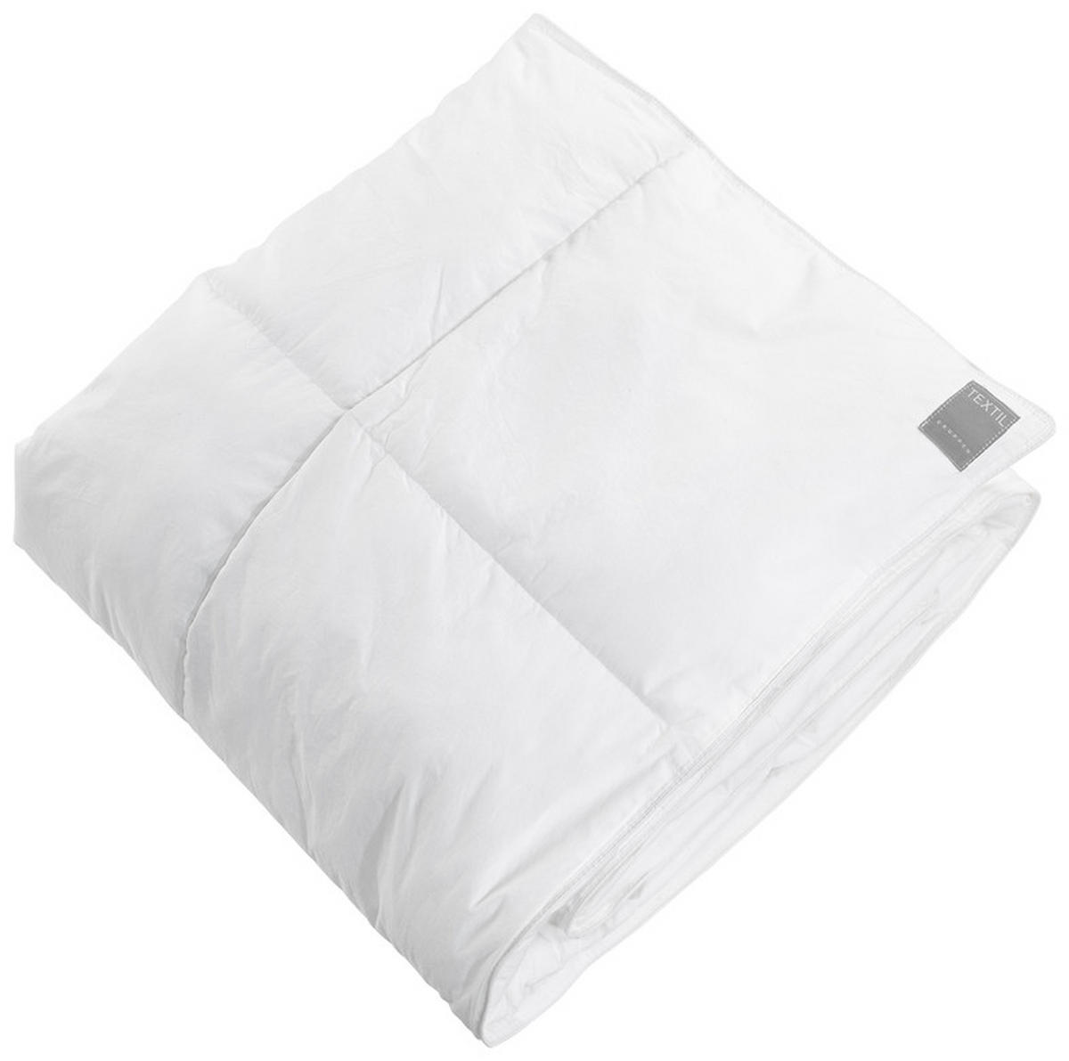 TÄCKE MED SÖMMAR 220/210 cm  - vit, Basics, textil (220/210cm)