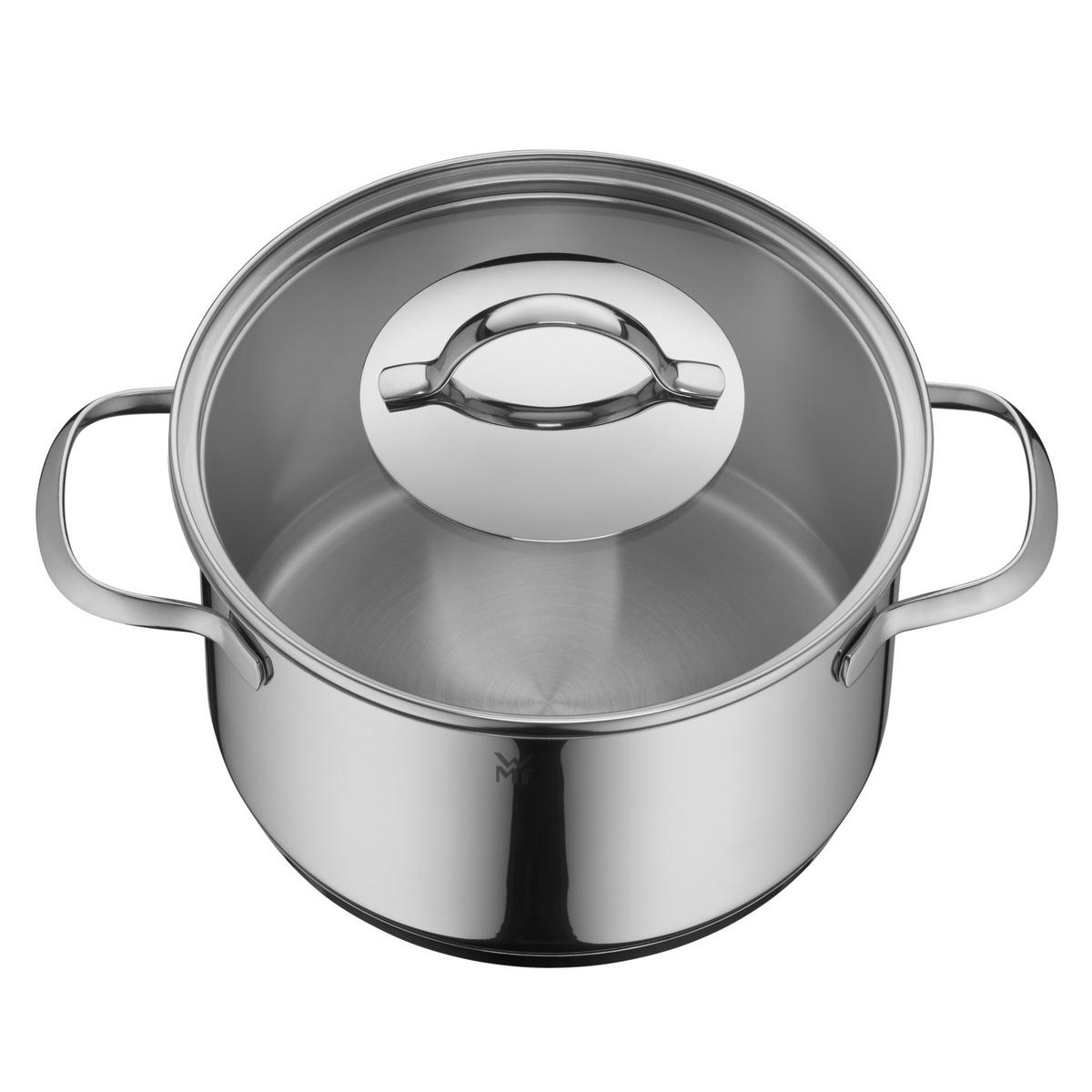 ŠERPA ZA MESO  3,5 l  - prozirna/boja nerđajućeg čelika, Dizajnerski, staklo/metal (20cm) - WMF