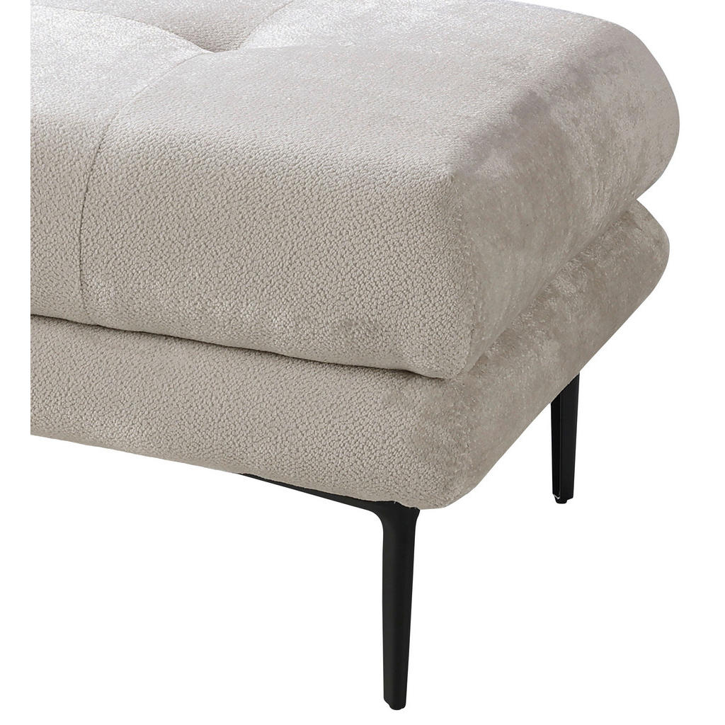 Thumbnail - Mid.you Hocker, Creme, Textil, rechteckig, 80x48x80 cm, Made in EU, Wohnzimmer, Hocker, Sitzhocker