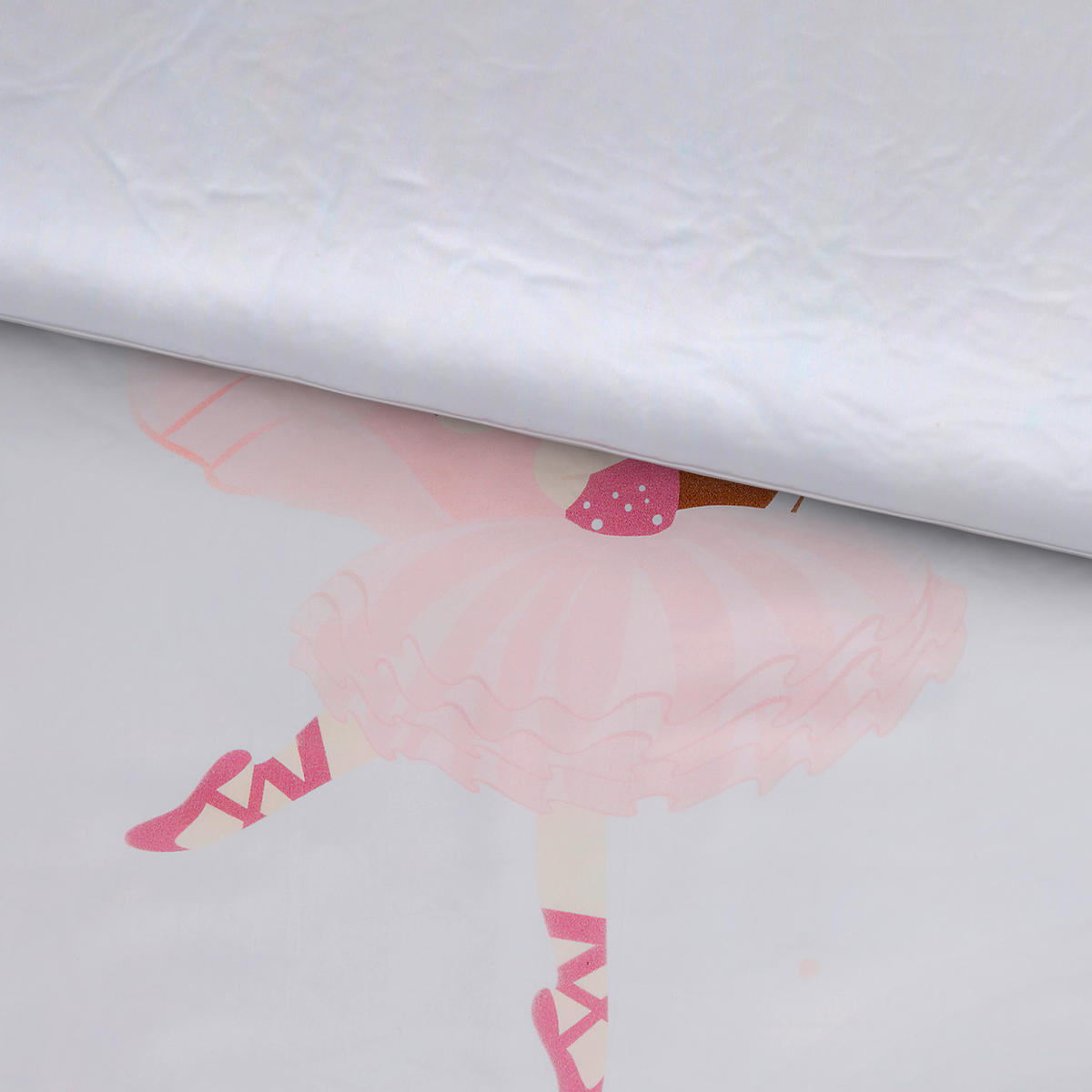 BABYBETTWÄSCHE Satin 100/135 cm  - Rot/Mauve, Trend, Textil (100/135cm) - Patinio