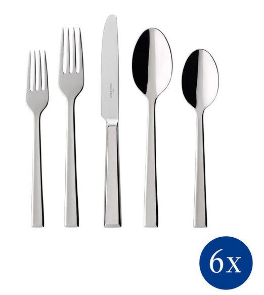 SET PRIBORA ZA JELO  30-dijelni     Victor  - Basics, metal (44/28/5cm) - Villeroy & Boch