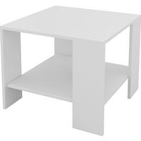 KLUB STOČIĆ 55/42/55 cm  bela  - bela, Dizajnerski, pločasti materijal (55/42/55cm) - Carryhome