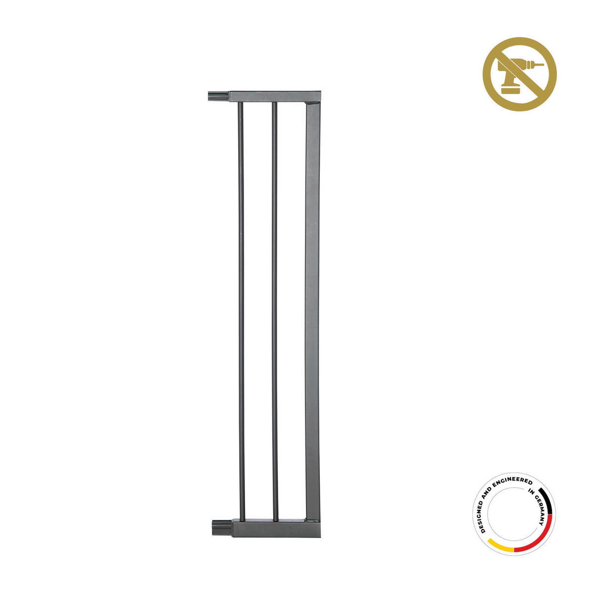 SCHUTZGITTERVERLÄNGERUNG 16/81,5 cm  - Hellgrau, Basics, Metall (16/81,5cm) - Geuther