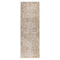 FLACHWEBETEPPICH 60/180 cm Beige rechteckig  - Beige, Basics, Textil (60/180cm) - Kayoom