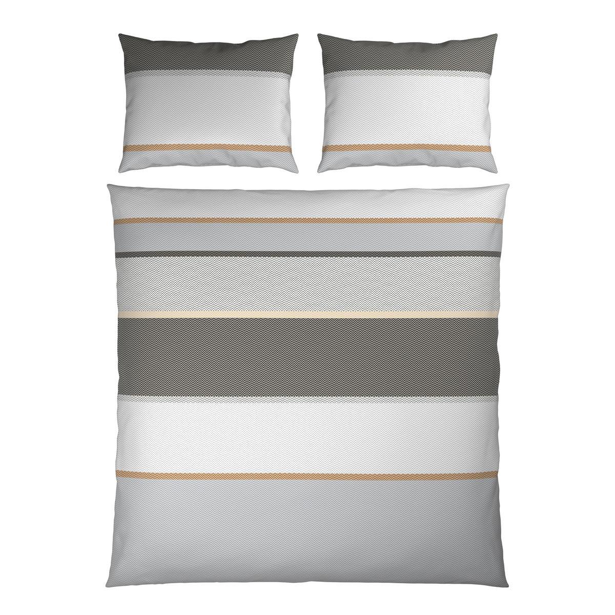 Lenjerie De Pat 220/200 cm  - gri, Konventionell, textil (220/200cm) - Novel