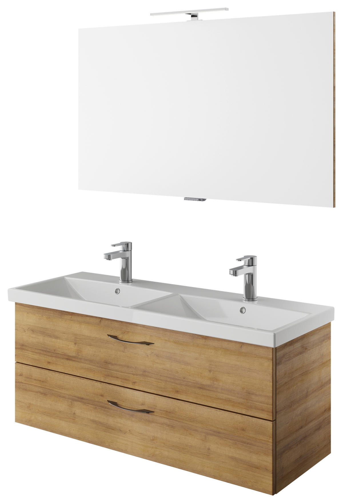 BADEZIMMER  in 120 cm  - Eichefarben/Weiß, KONVENTIONELL, Holzwerkstoff (120cm) - Pelipal
