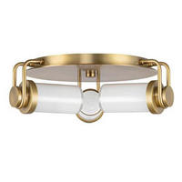 HÄNGELEUCHTE 42,2/14,2 cm  - Messingfarben, KONVENTIONELL, Glas/Metall (42,2/14,2cm) - Elstead Lighting