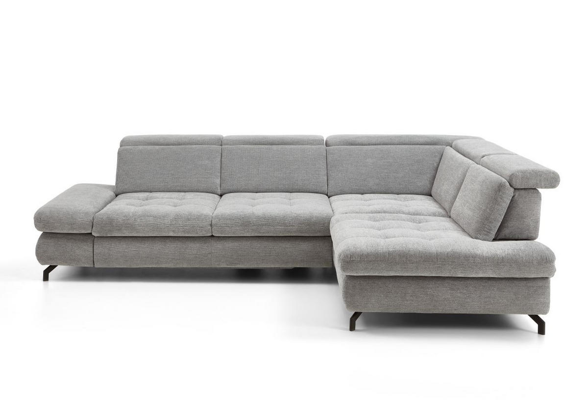 UGAONA GARNITURA srebrna  - srebrna/crna, Dizajnerski, tekstil (220/328cm) - Beldomo Style