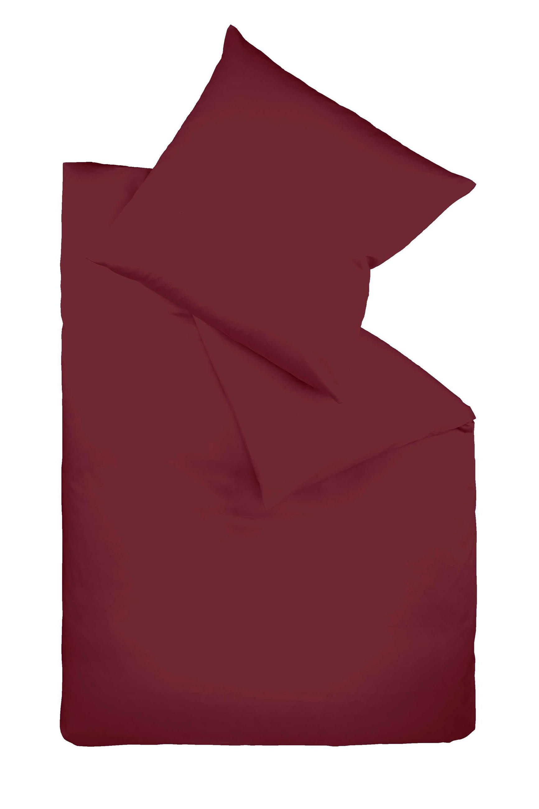 BETTWÄSCHE Satin 200/200 cm  - Pflaume, Basics, Textil (200/200cm) - Fleuresse