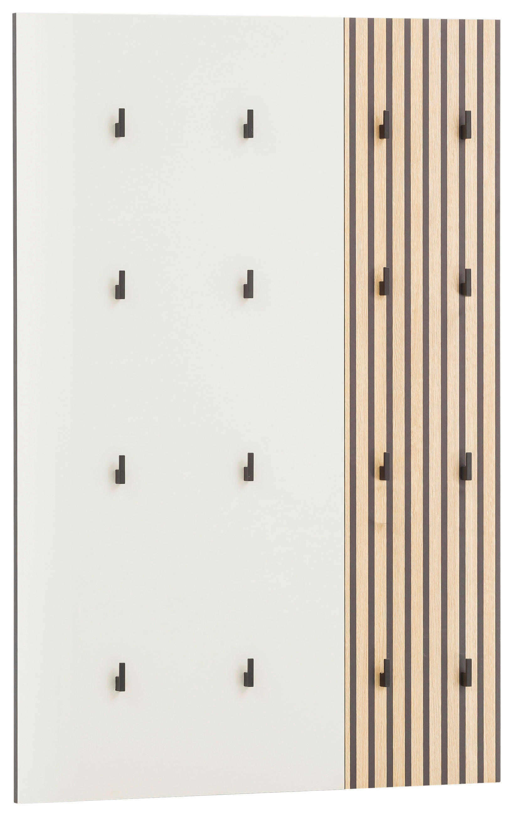 GARDEROBENPANEEL  in 73,5/109/2,6 cm  - Eichefarben/Beige, Design, Holzwerkstoff (73,5/109/2,6cm) - MID.YOU