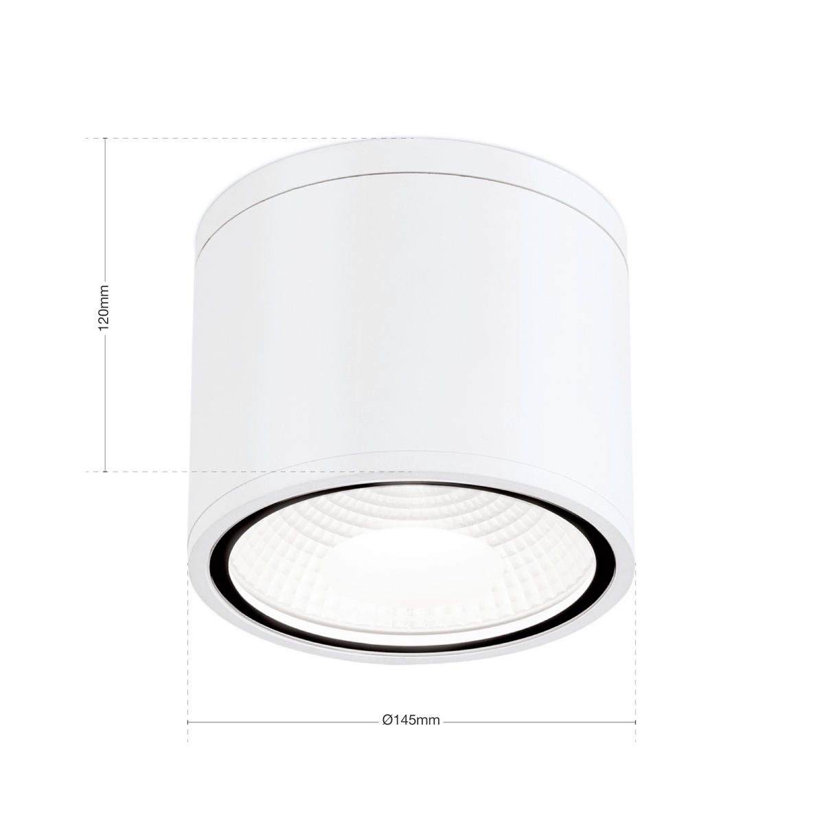 LED-BADEZIMMER-DECKENLEUCHTE Sputnik 14,5/12 cm   - Goldfarben, Basics, Glas/Metall (14,5/12cm)