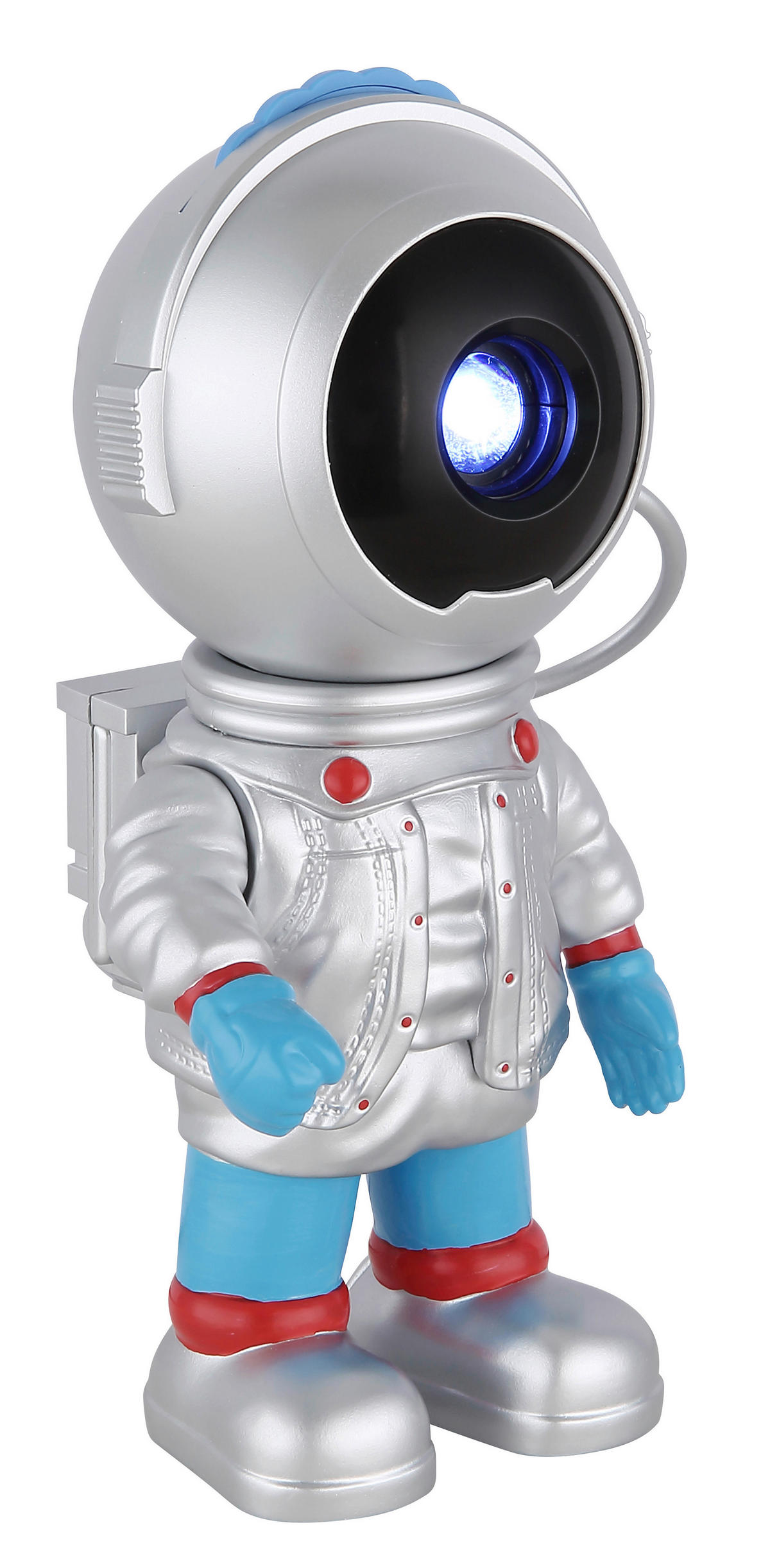 LED-DEKOLEUCHTE 9,5/7/18,5 cm   - Blau/Rot, Trend, Kunststoff (9,5/7/18,5cm) - Globo