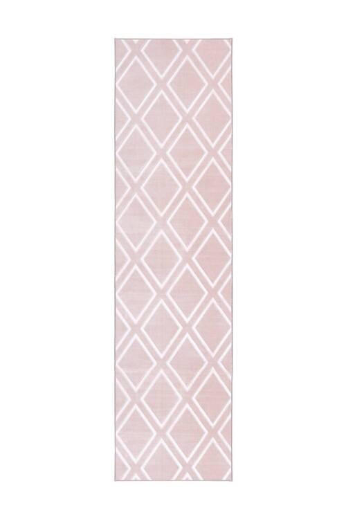 LÄUFER 80/300 cm Monroe 300 Rosa  - Rosa, KONVENTIONELL, Kunststoff/Textil (80/300cm)