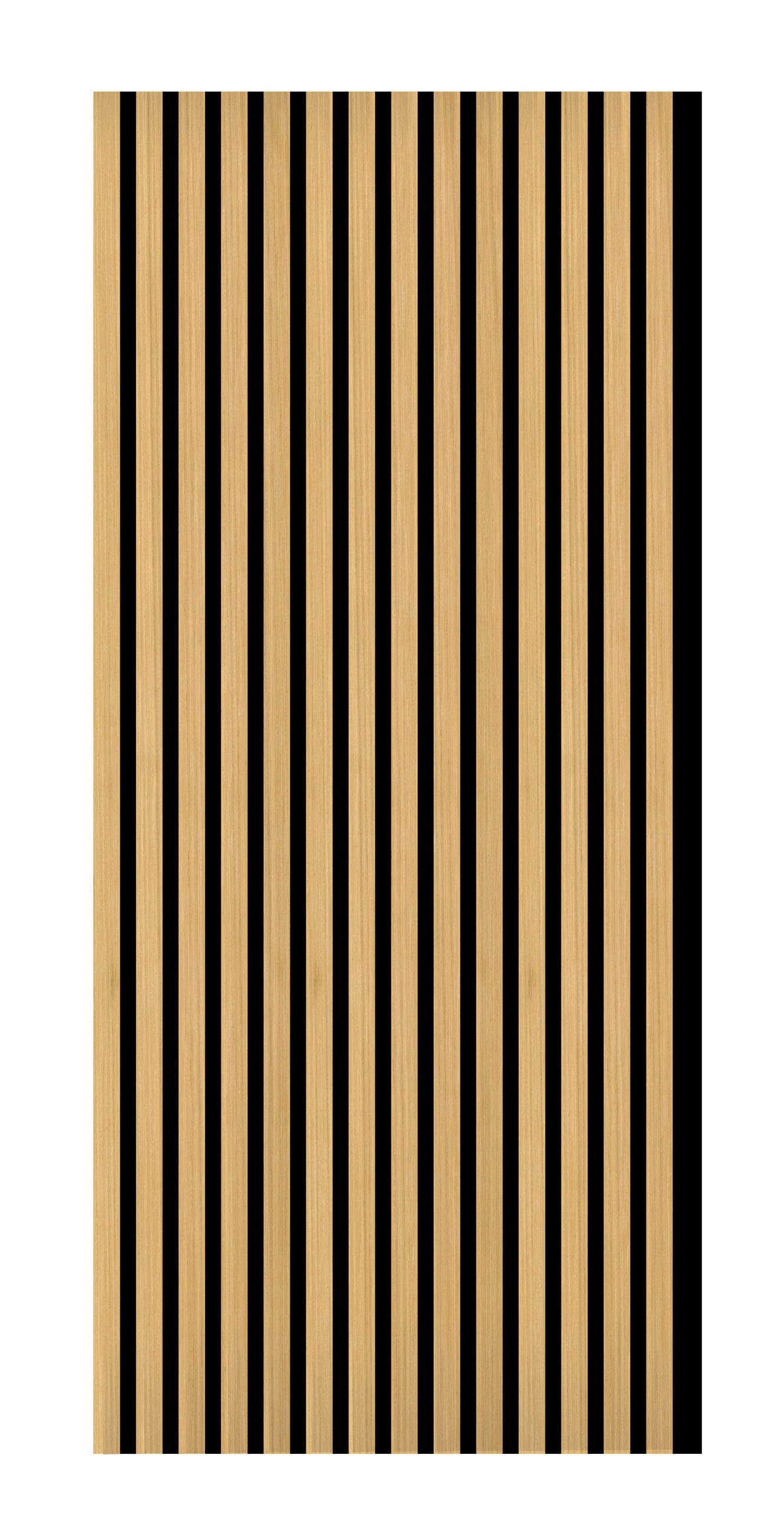 AKUSTIKPANEEL Eiche furniert 57.25/1.9/119 cm  - Eichefarben, KONVENTIONELL, Holzwerkstoff/Textil (57.25/1.9/119cm)