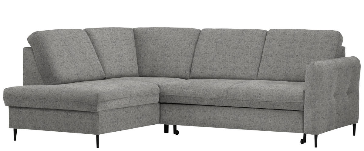 KUTNA GARNITURA tekstil  boje grafita   - boje grafita/crna, Moderno, tekstil/drvo (184/241cm) - Carryhome