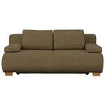 BOXSPRINGSOFA  in Webstoff Hellgrün Skandinavisch  - Naturfarben/Hellgrün, MODERN, Holz/Textil (205/93/108cm) - Venda