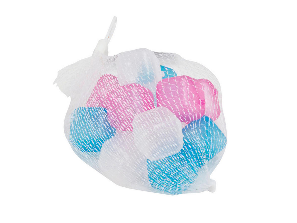 VIŠEKRATNE KOCKE LEDA  - bijela/ružičasta, Basics, plastika (12/12/2cm)