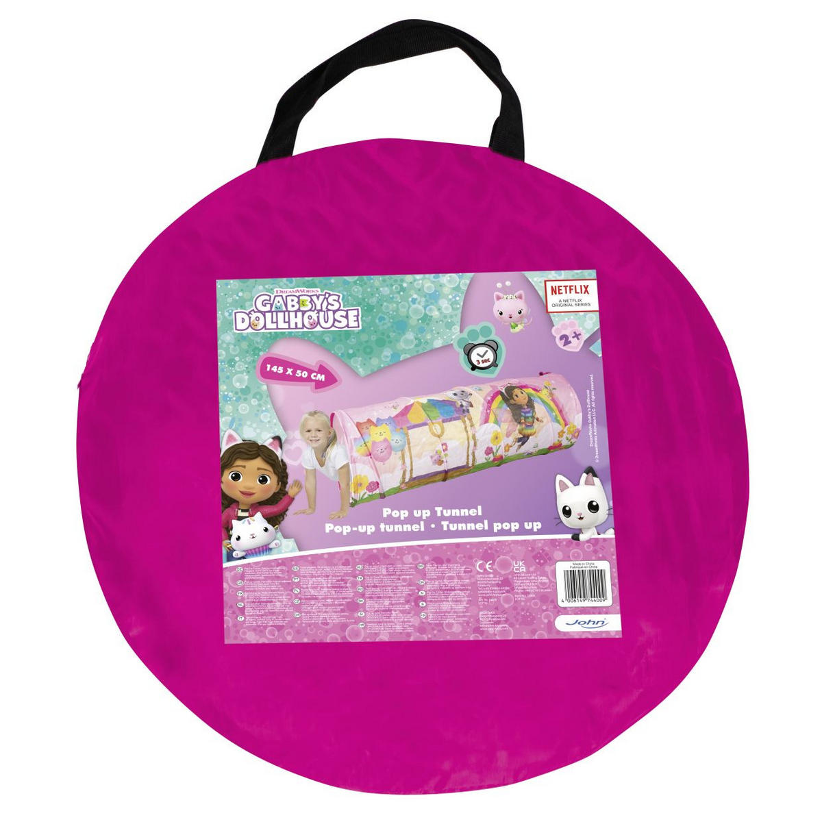 SPIELTUNNEL  - Multicolor, Basics, Kunststoff (150/45/45cm)