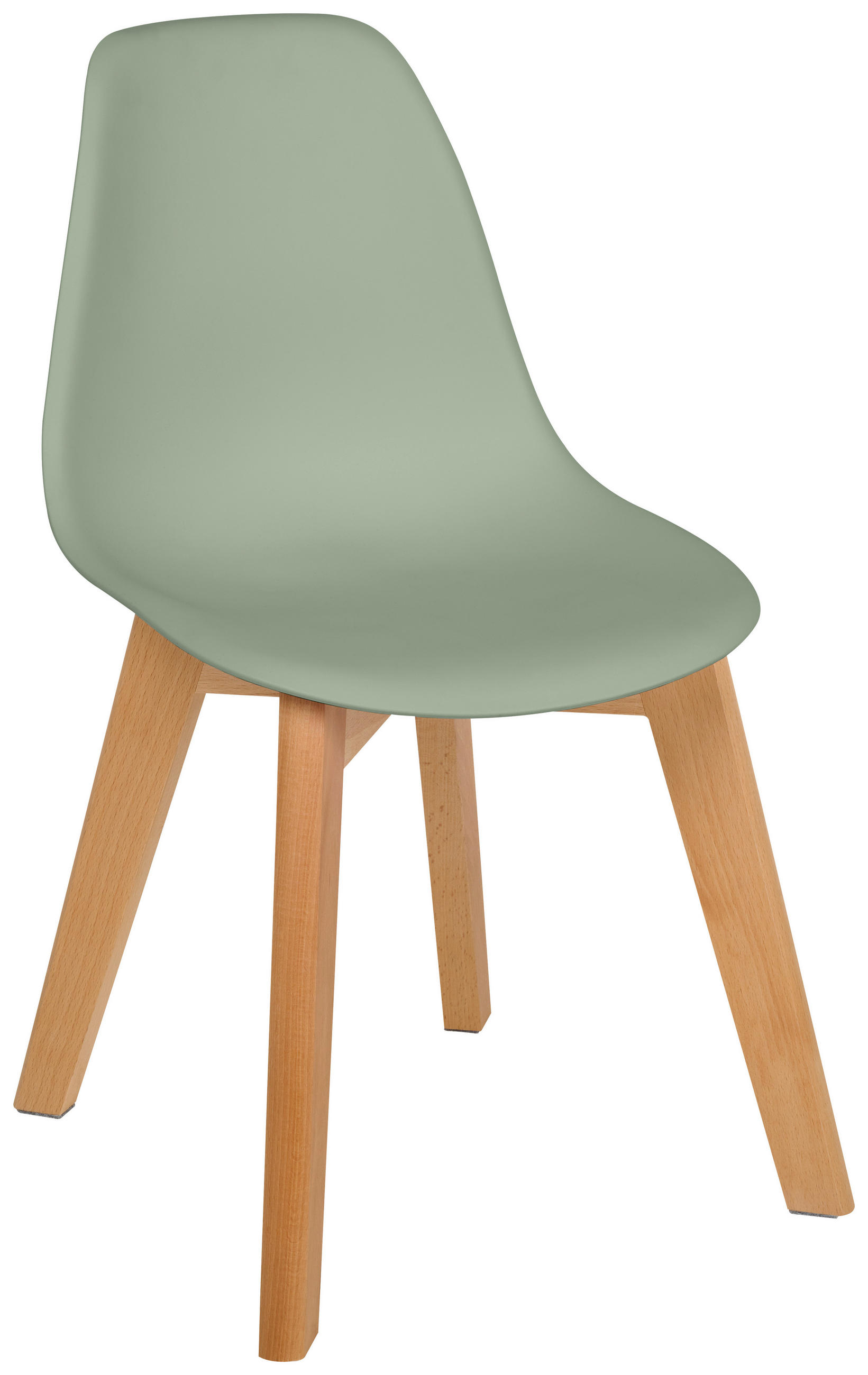 DĚTSKÁ ŽIDLE zelená, barvy buku,  - zelená/barvy buku, Trend, dřevo/plast (31/57/38cm) - My Baby Lou