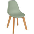 KINDERSTUHL - Buchefarben/Grün, Trend, Holz/Kunststoff (31/57/38cm) - My Baby Lou