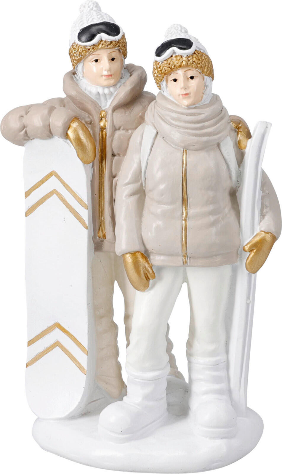 KARÁCSONYI FIGURA - többszínű, Basics, műanyag (22,5cm)
