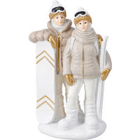 KARÁCSONYI FIGURA - többszínű, Basics, műanyag (22,5cm)