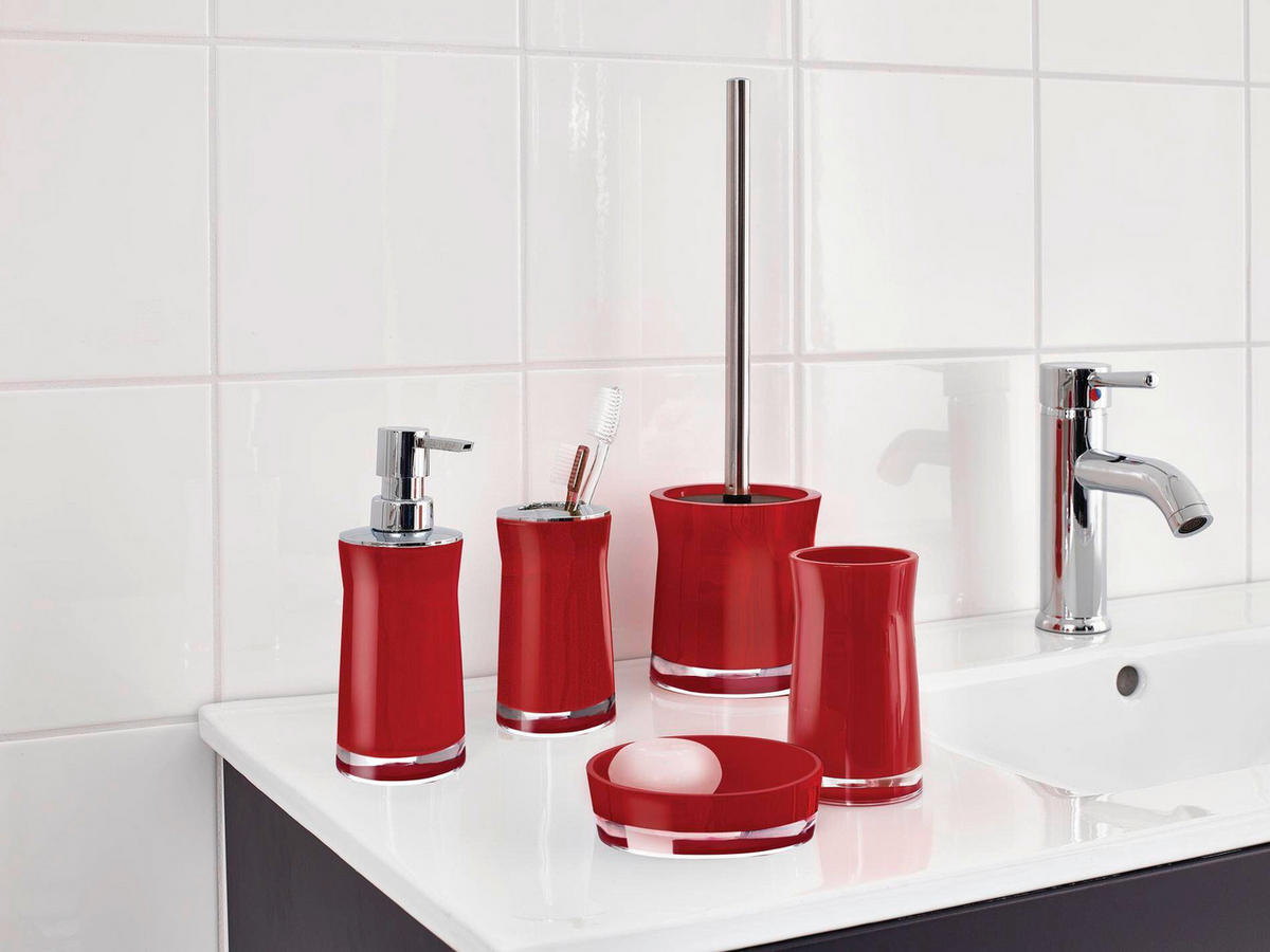 WC-BÜRSTE in Kunststoff  Kunststoff   - Chromfarben, Basics, Kunststoff (10,5/37/10,5cm)