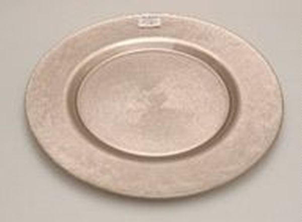 PLATZTELLER Glas  - Beige, Glas (32,5/2cm) - Novel