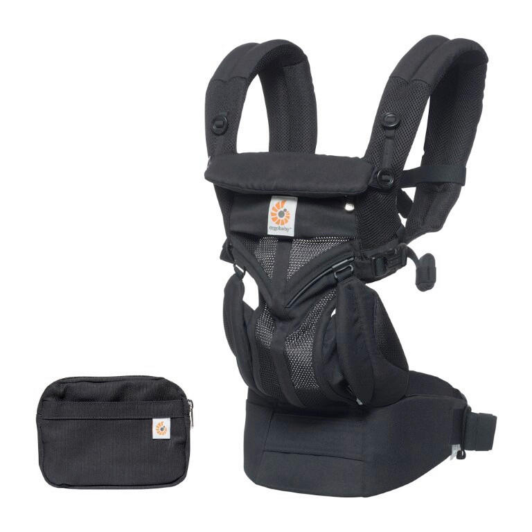 NOSILKA ZA DOJENČKA  OMNI 360 COOL AIR  črna  - črna, Basics, tekstil (1,00kg) - Ergobaby