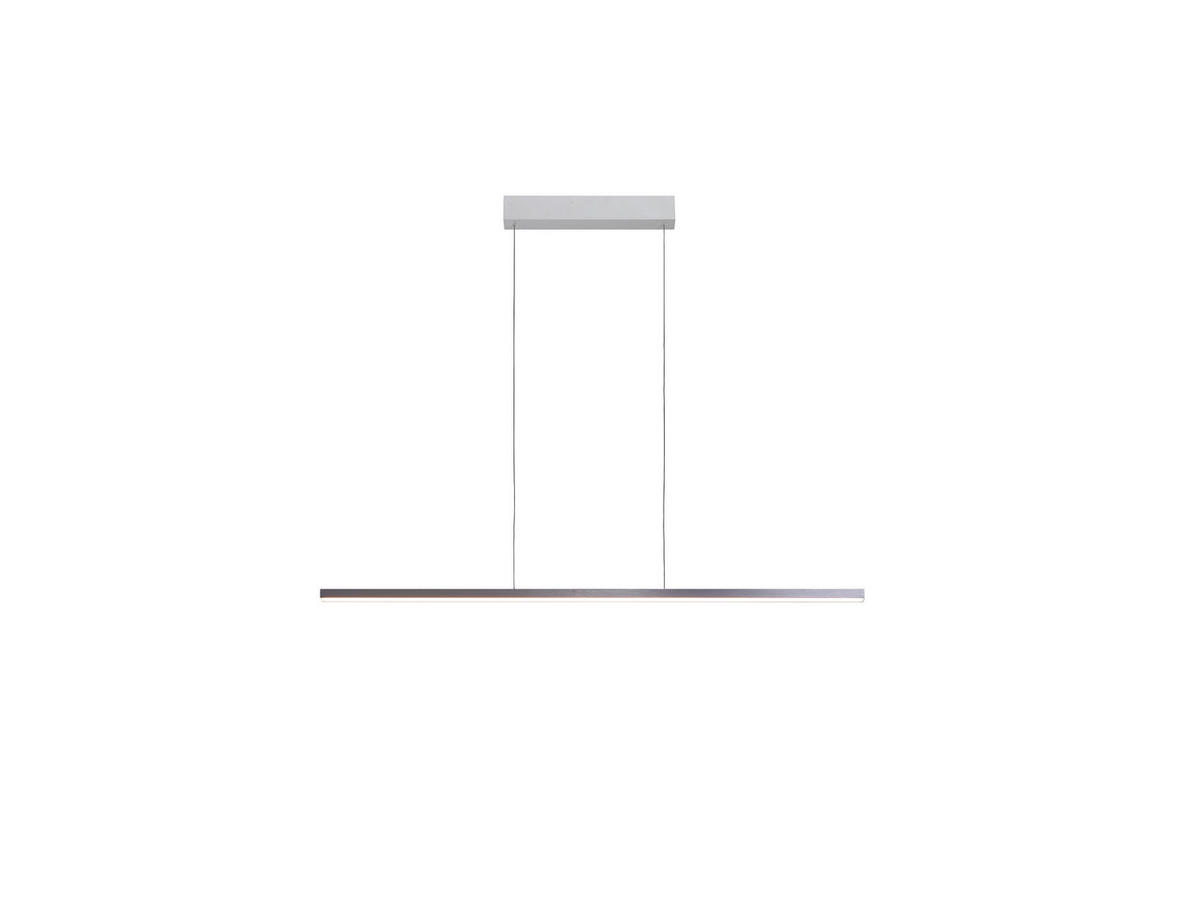 LED-HÄNGELEUCHTE 115/5/140 cm  - Alufarben, Design, Metall (115/5/140cm) - BOPP