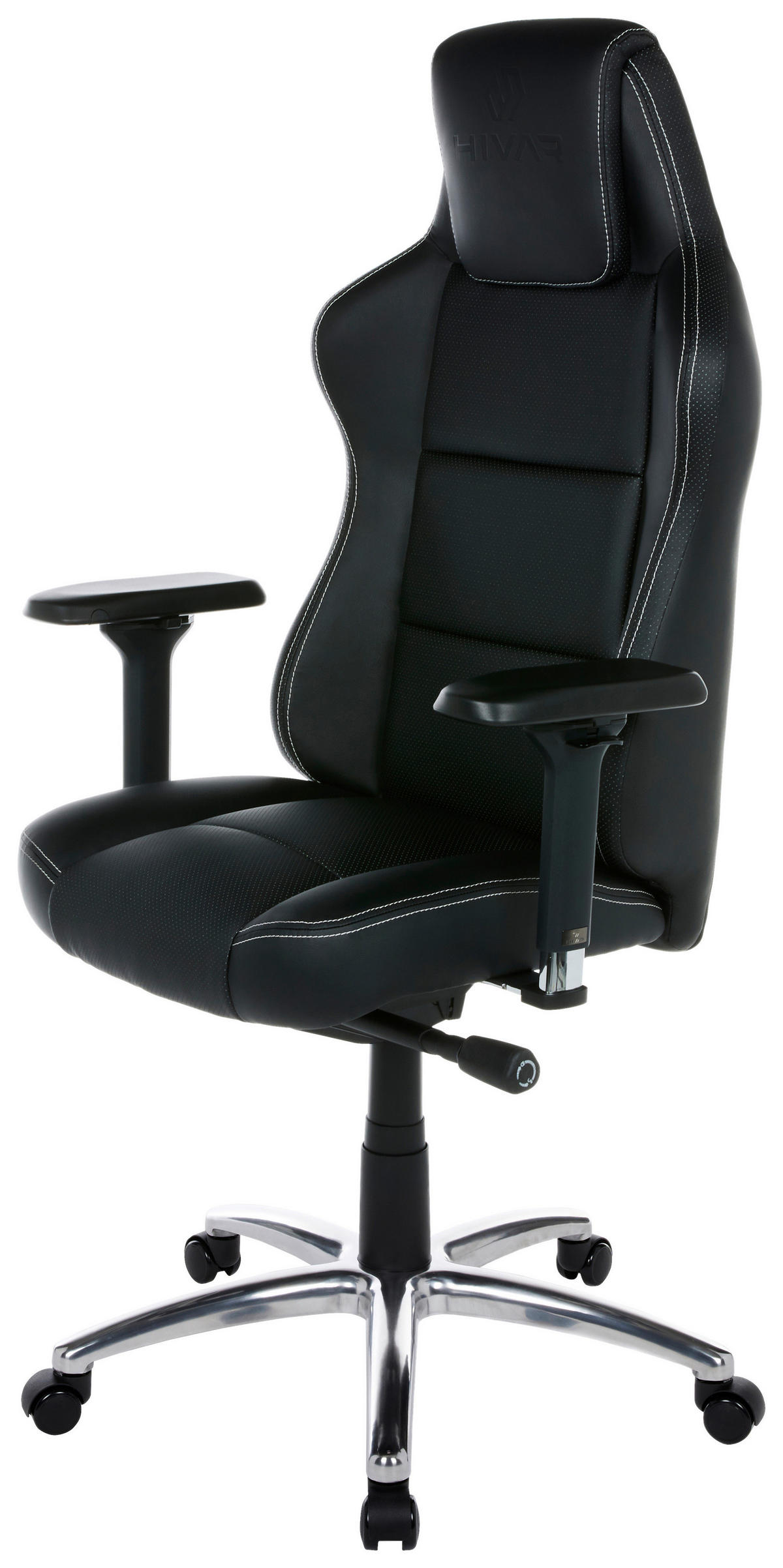 EQLIPSE Night Silver Schwarz, Silberfarben, Weiß Metall, Textil   - Silberfarben/Schwarz, LIFESTYLE, Textil/Metall (79/142/77cm) - HIVAR