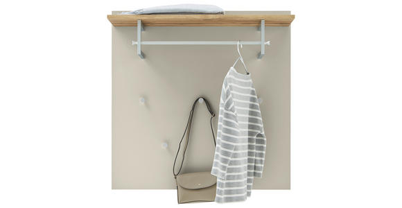 GARDEROBE 260/192/36 cm  - Sandfarben/Eichefarben, Design, Holz/Holzwerkstoff (260/192/36cm) - Dieter Knoll