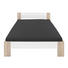 FUTONBETT 140/200 cm - Eichefarben/Weiß, Design (140/200cm) - Carryhome