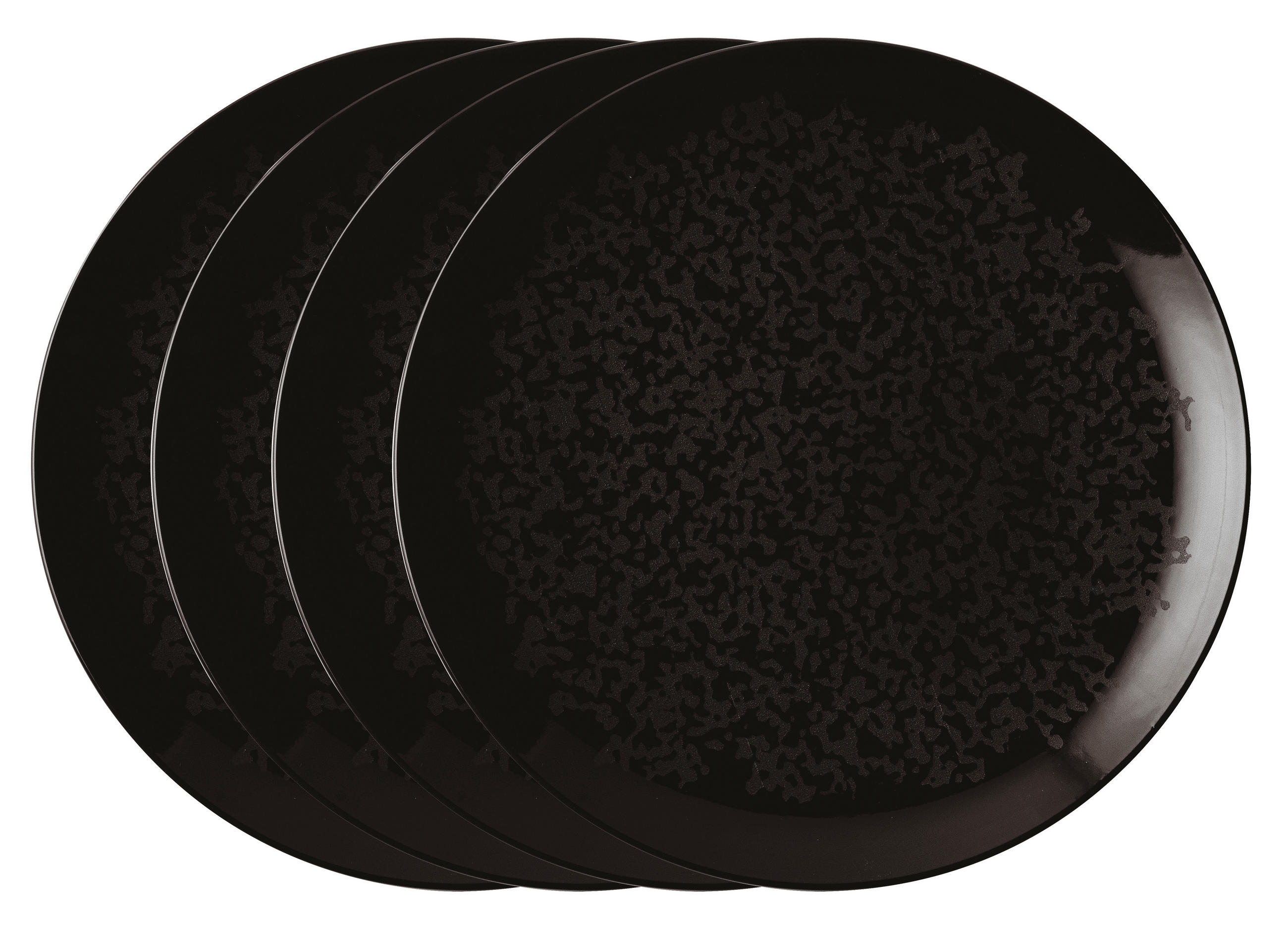 SET TANJURA ZA PIZZU 32/32/2 cm eclipse night - crna, Basics, keramika (32/32/2cm) - ARTHUR KRUPP