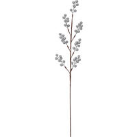 DEKORAČNÍ VĚTEV  - vícebarevná, Basics, kov/plast (8.5/75.5/4cm)