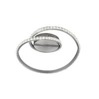 LED-TAKLAMPA RUBIN 9 W 45/38/18 cm  - klar/aluminiumfärg, Design, metall/plast (45/38/18cm)